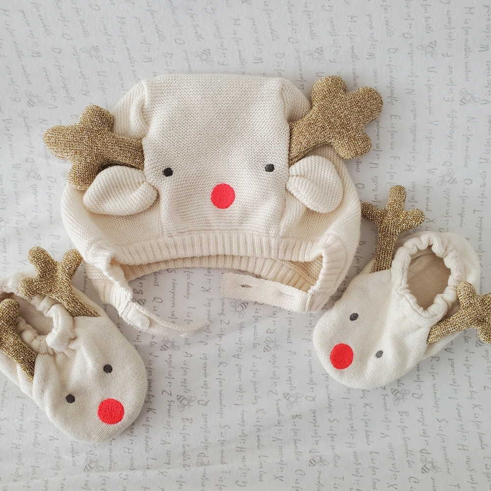 Meri Meri Cream Knit Baby Set